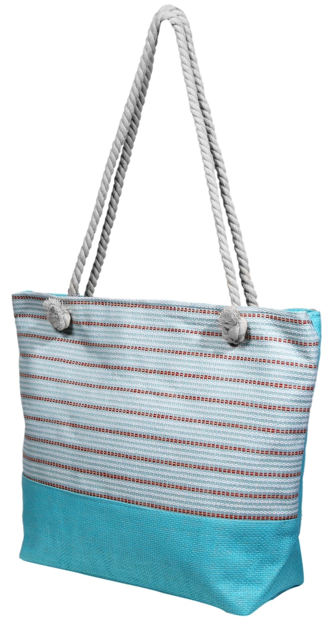 Cham Cham Damen Handtasche aus Textil, Maße: 51 x 36 x 14 cm, Blau