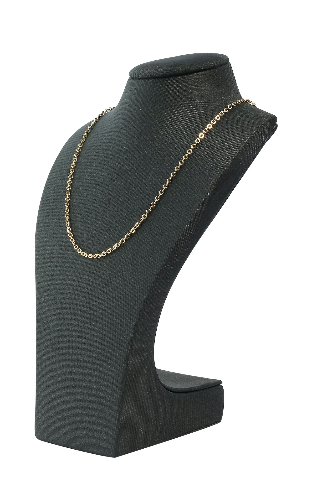 Büste (Dekoserie Soft), PU-bezogen, 18 cm, schwarz