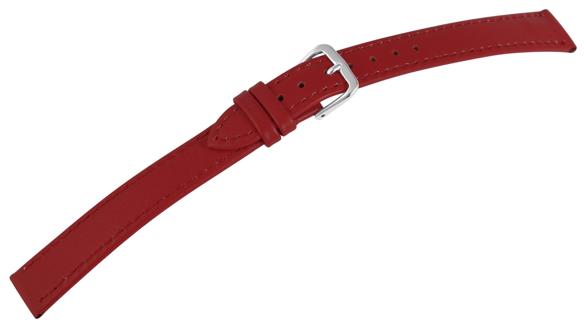 Echtleder-Uhrenarmbandset, XXL, VE 6, rot, 12 mm