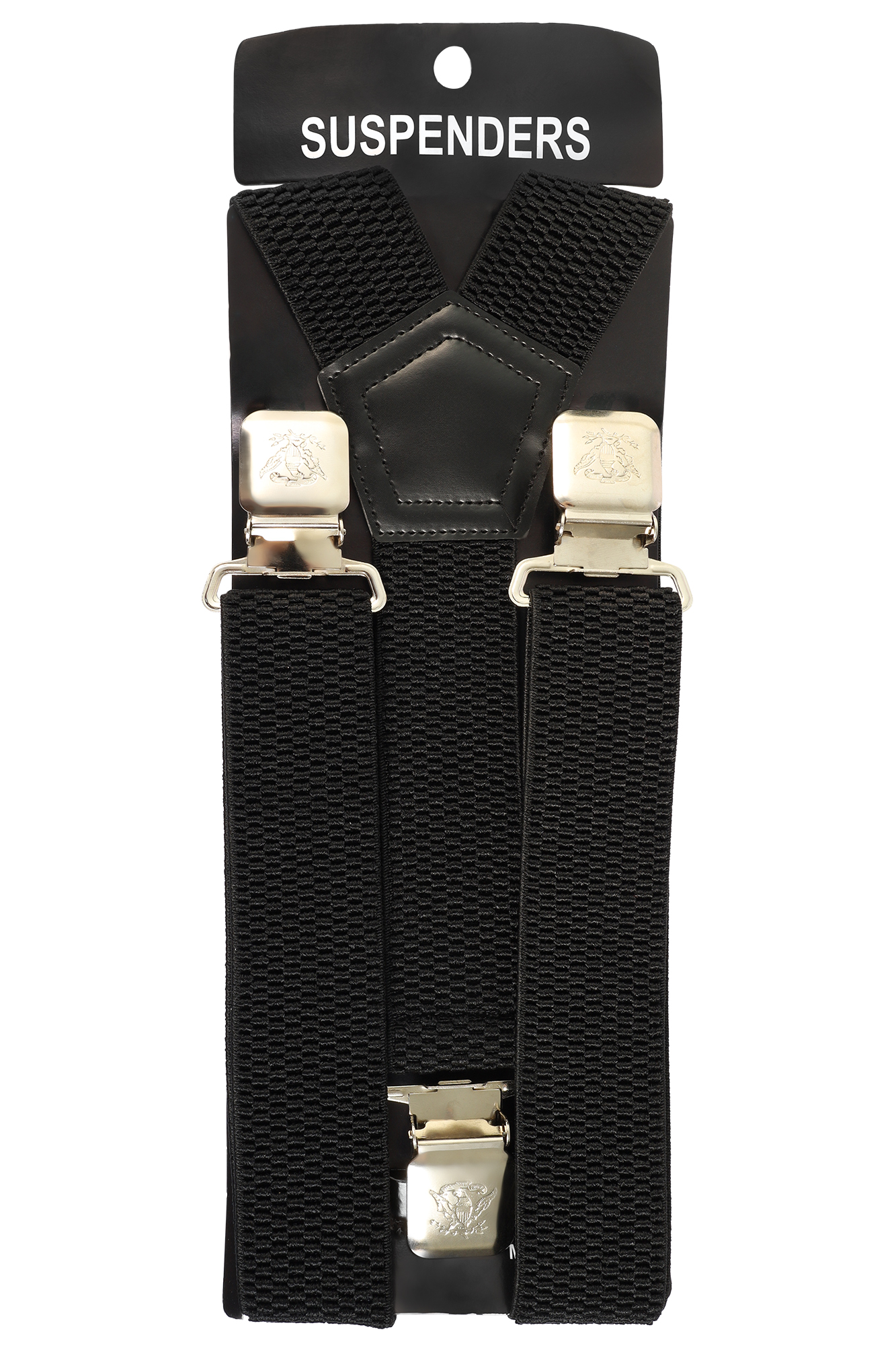 Hosenträger, 90 cm, elastisch, schwarz