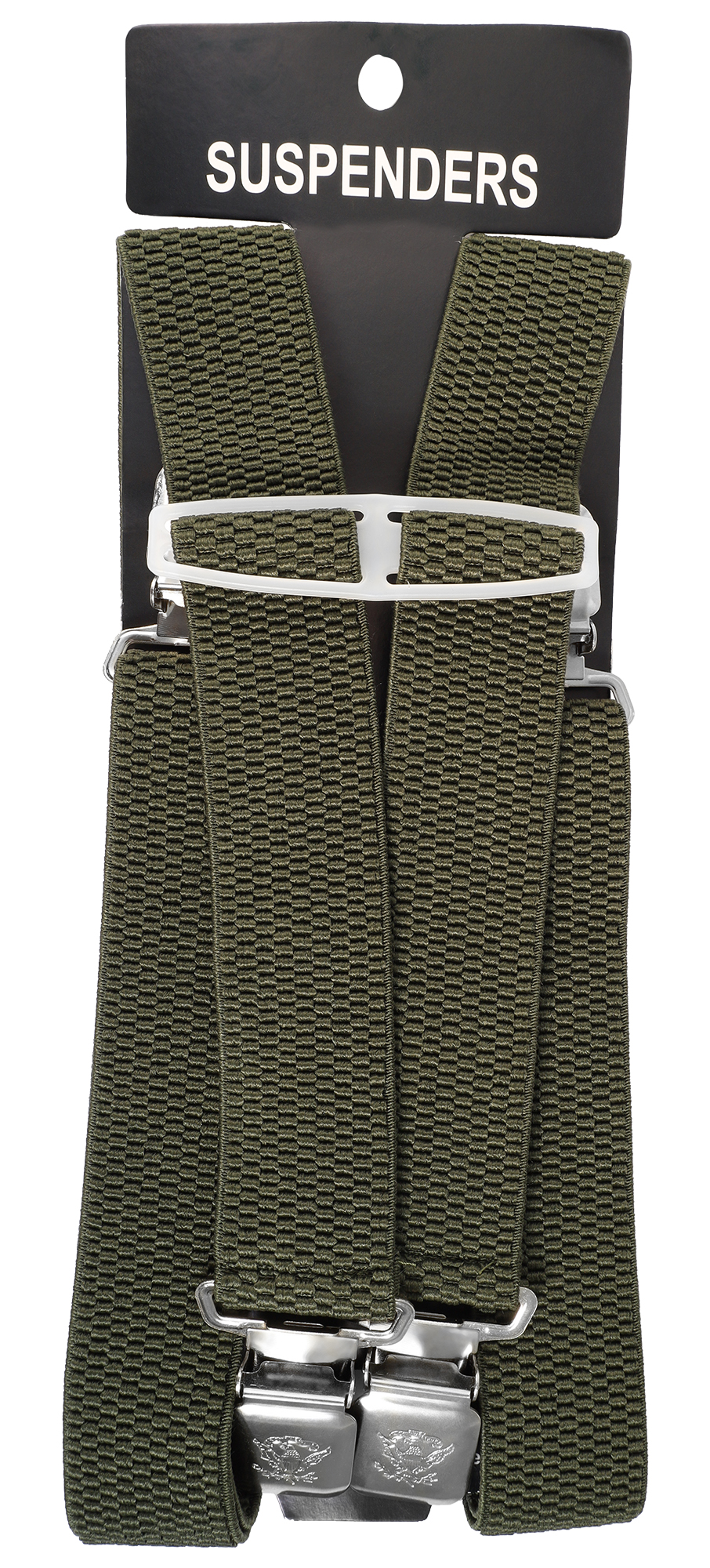 Hosenträger, 90 cm , elastisch, grün