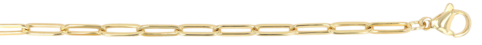 "Kamala" Edelstahl Gliederkette, 40 cm/ 3 mm, goldfarben