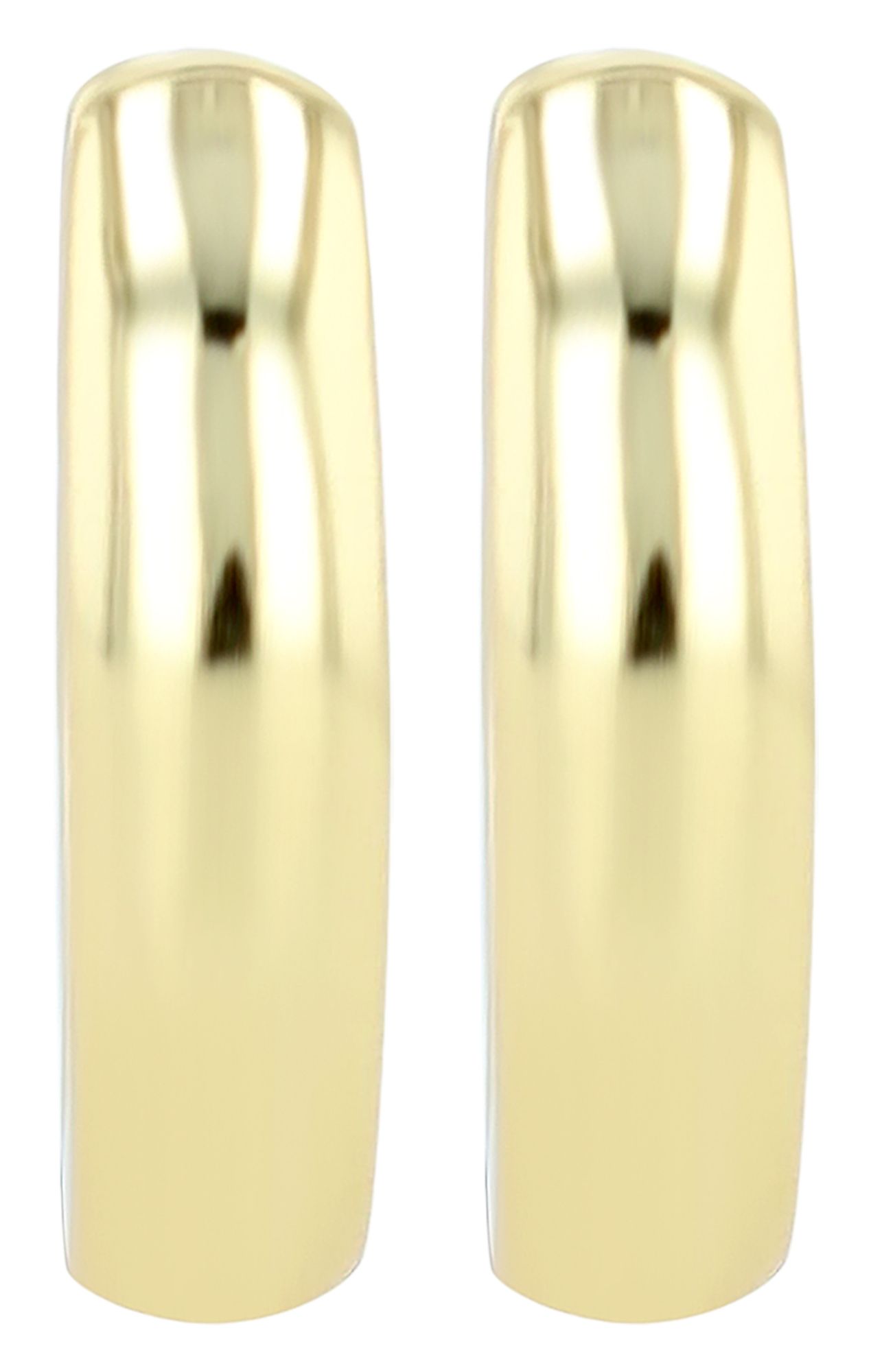 "Akilah" 925/- Echt Silber Basic Creole, vergoldet