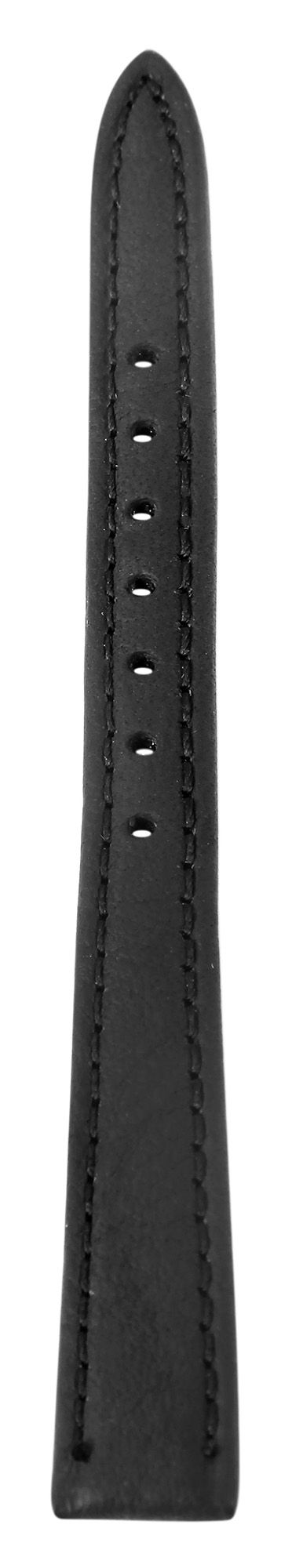 Echt-Lederband in schwarz, 12 mm