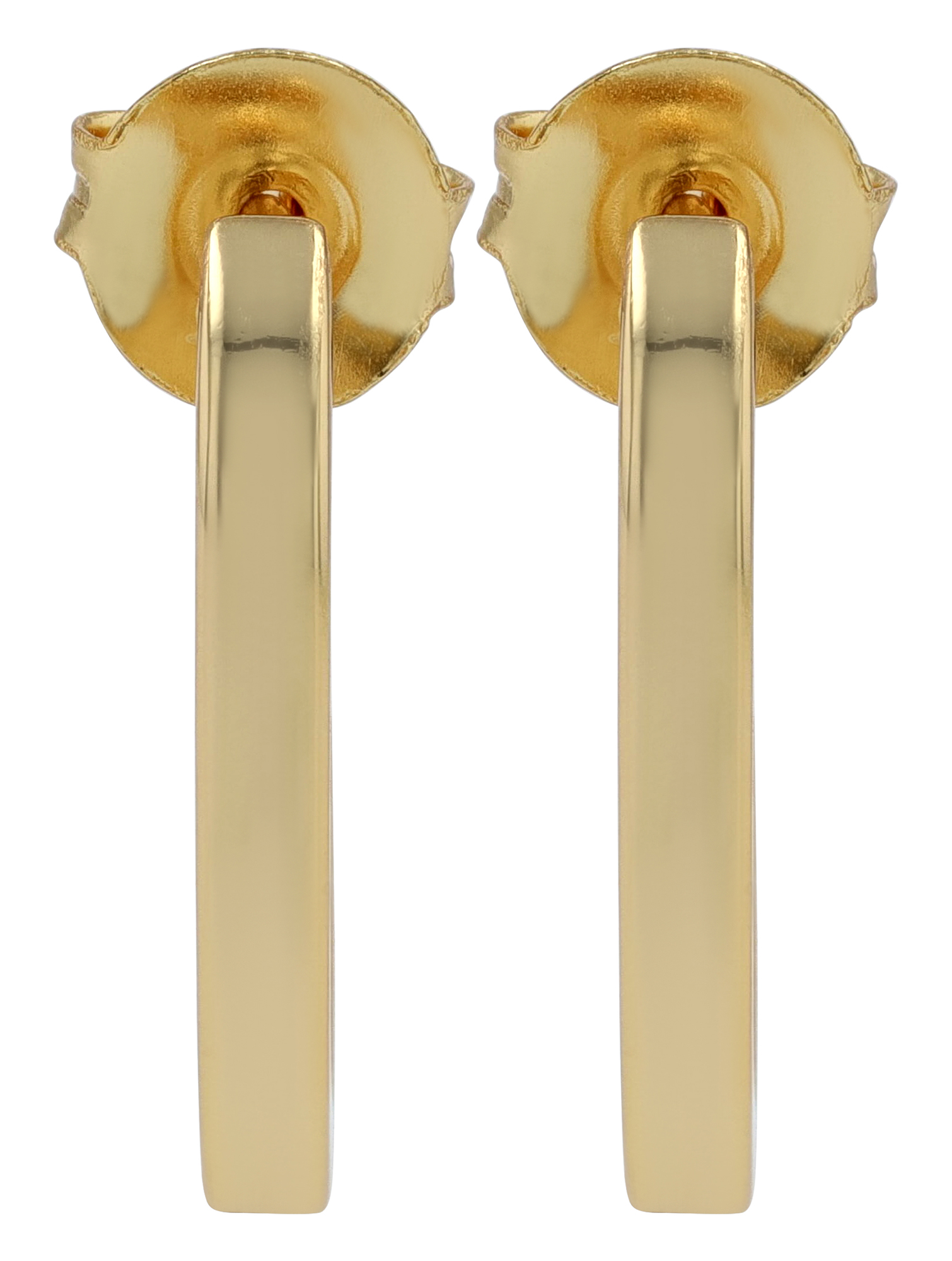 Sif Jakobs Jewellery 925/- Echt Silber Halbcreole "Capizzi Piccolo" Zirkonia, vergoldet