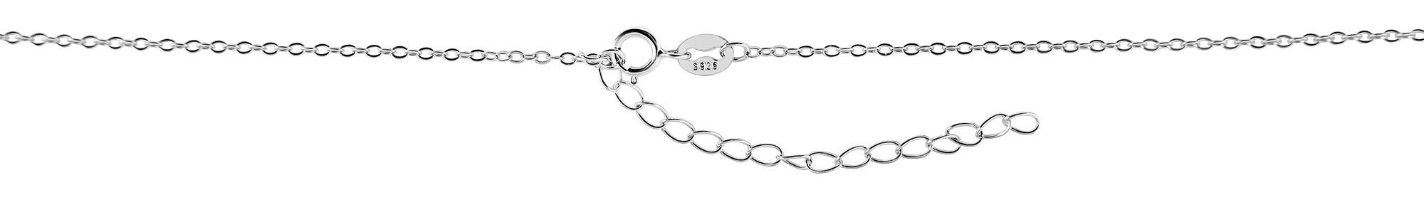"Elea" Kette mit Anhänger aus 925 Echt Silber Zirkoniabesatz
