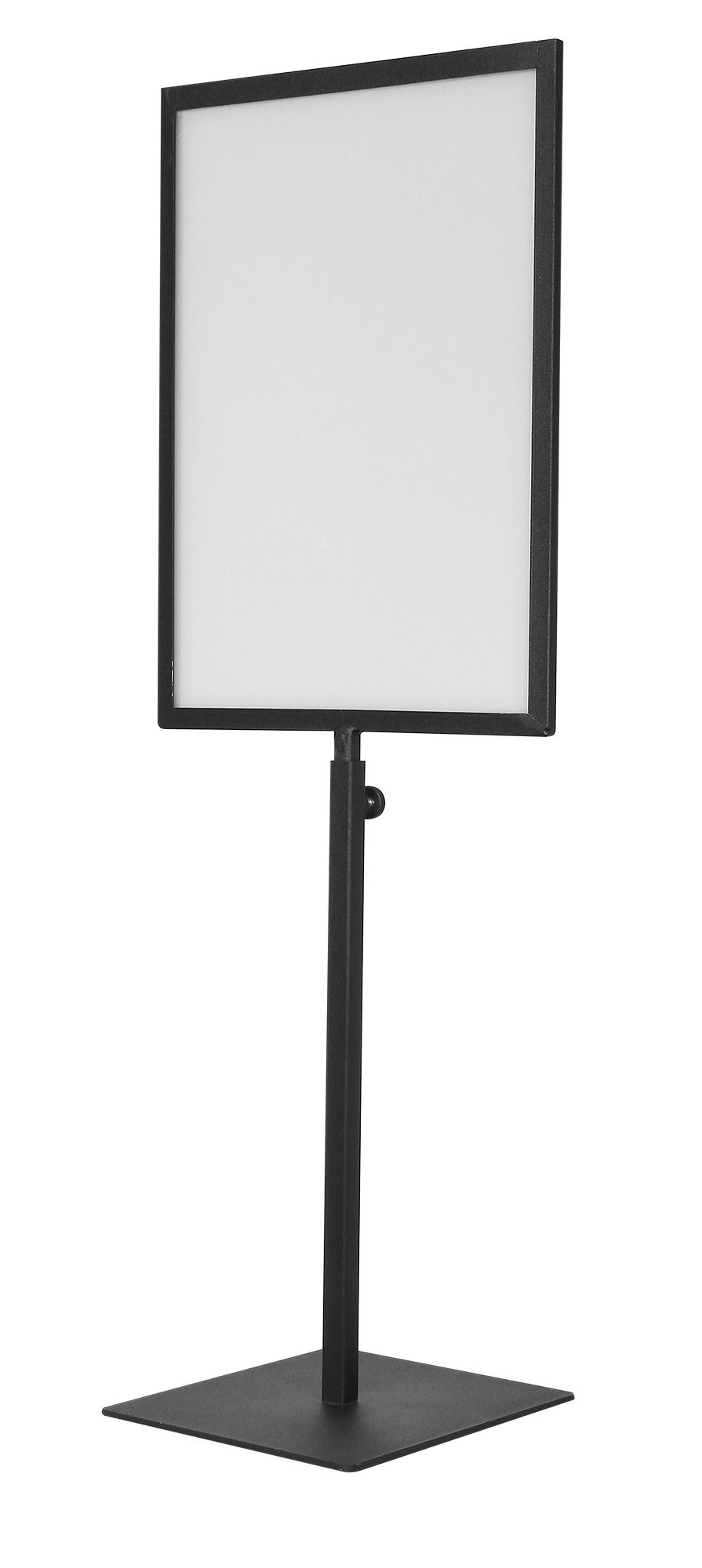 Werbeschild DIN A4, Edelstahl, Hochformat