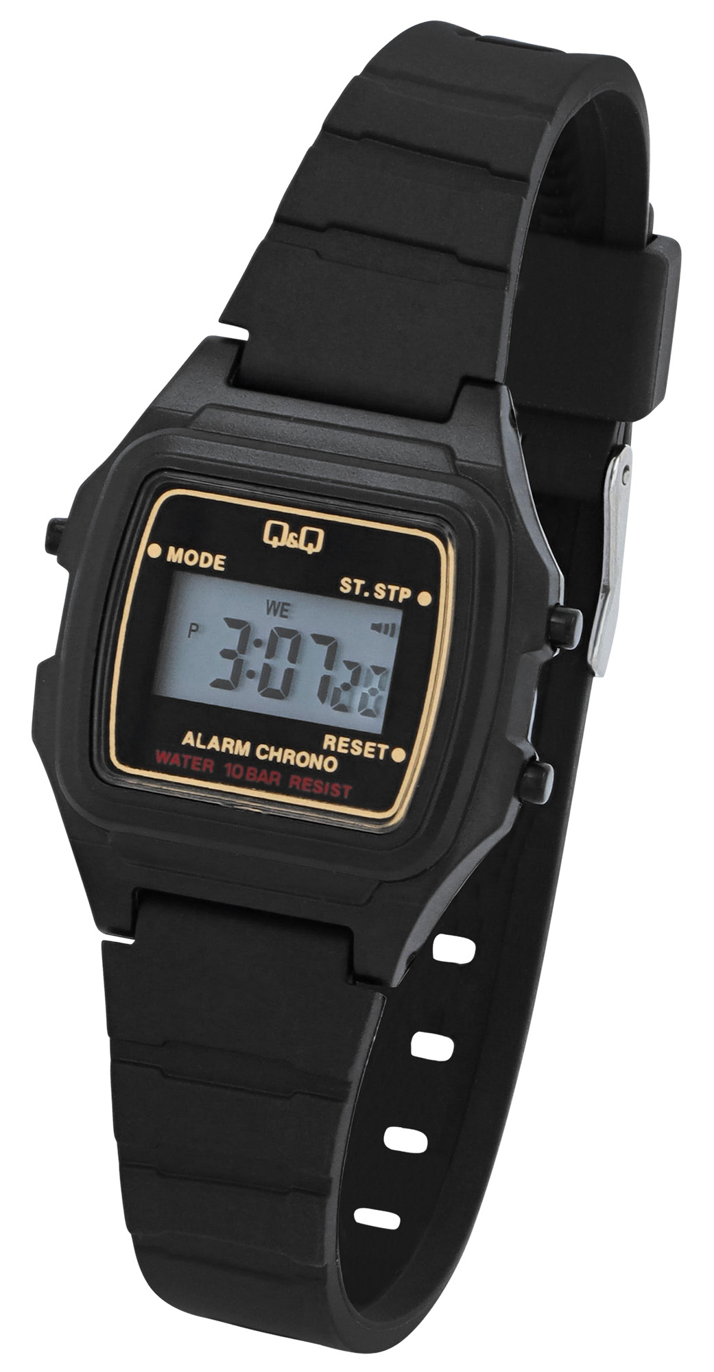 Q&Q LCD Digitaluhr für Damen-/ Jugendliche, Resinband