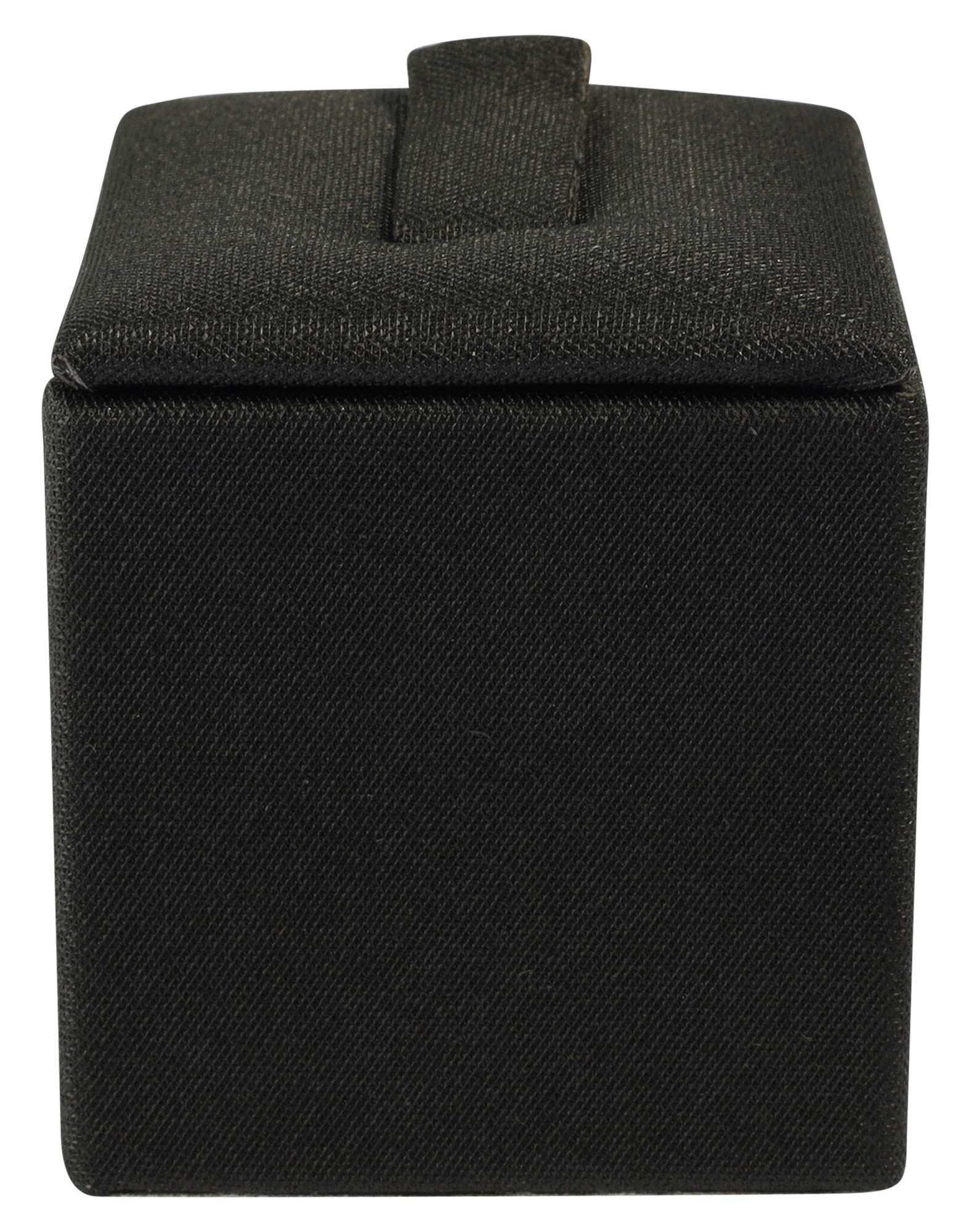 Ringaufsteller (Dekoserie Soft), PU-bezogen, Höhe 4 cm, schwarz