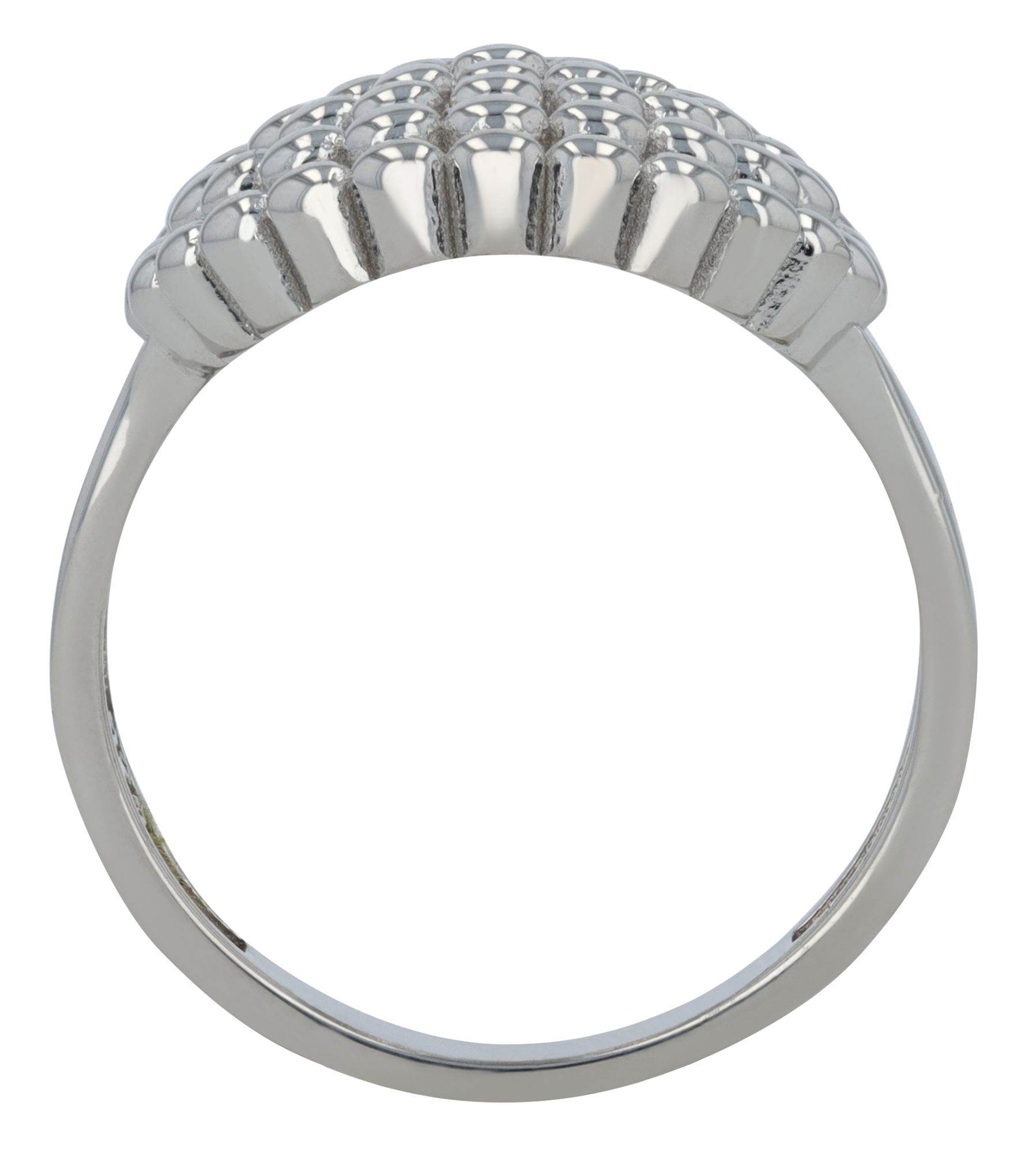 "Mette" Statementring aus 925/- Echt Silber Damenring, rhodiniert, Gr 52