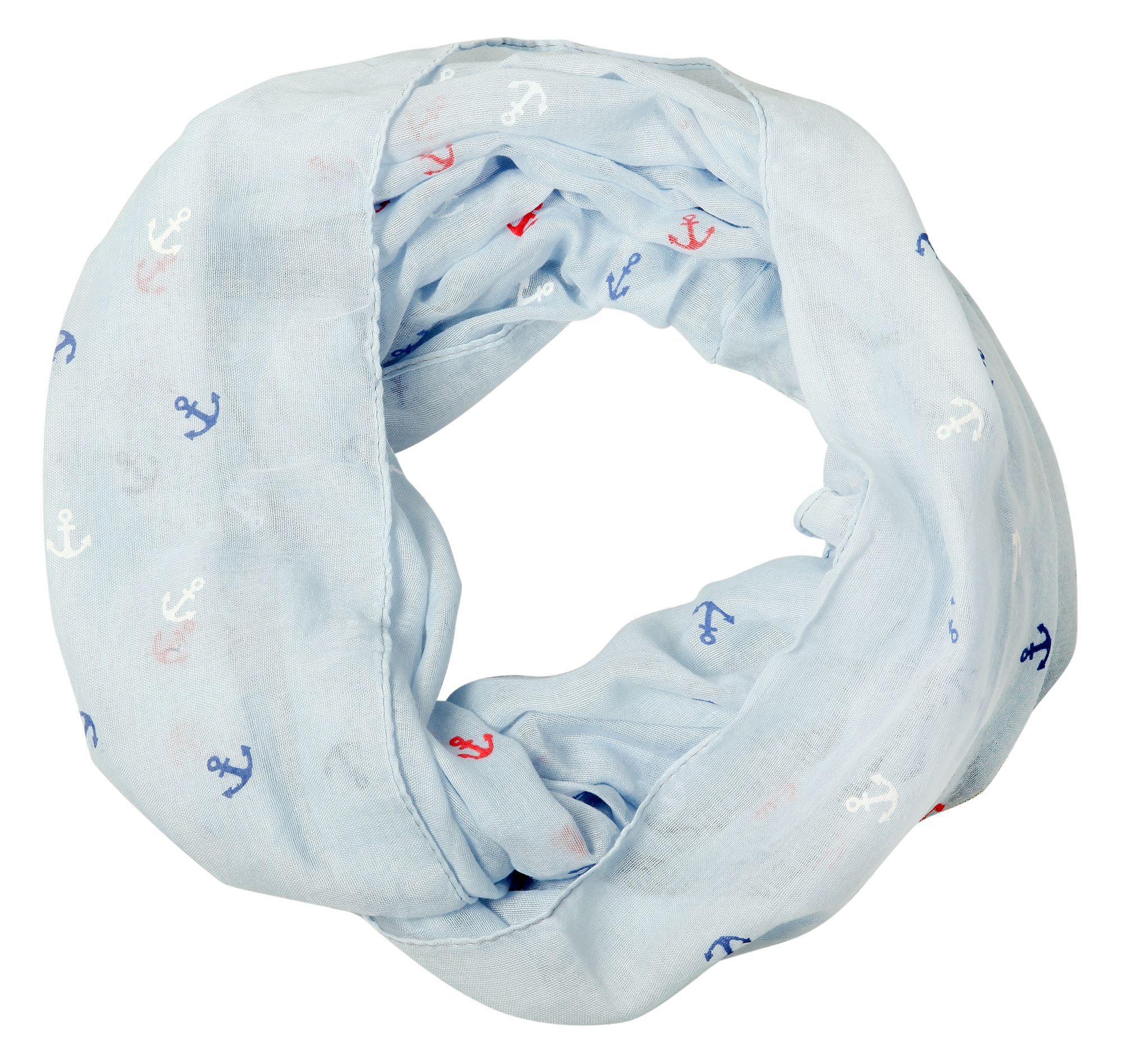 Schalpaket farblich sortiert, Loops, 90 x 70 cm, 100% Polyester, VE 12, maritim