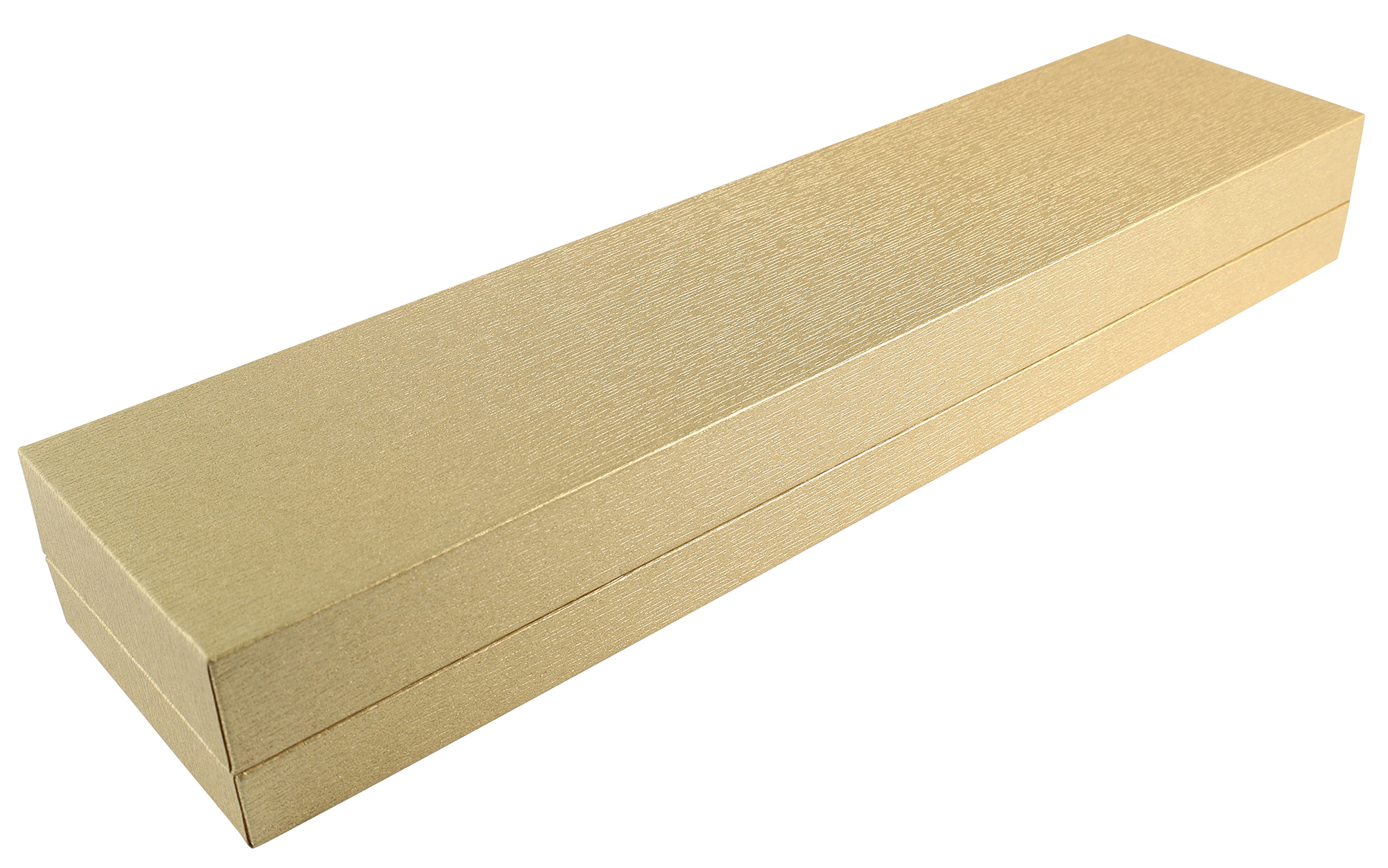 Schmuckboxen in Holzoptik, goldfarben, VE12, 6 x 24,4 cm