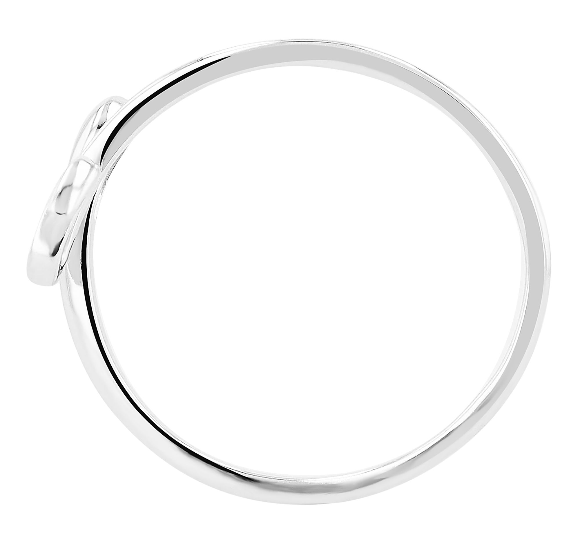 "Nagini" 925/- Echt Silber offener Ring - Schlange, rhodiniert