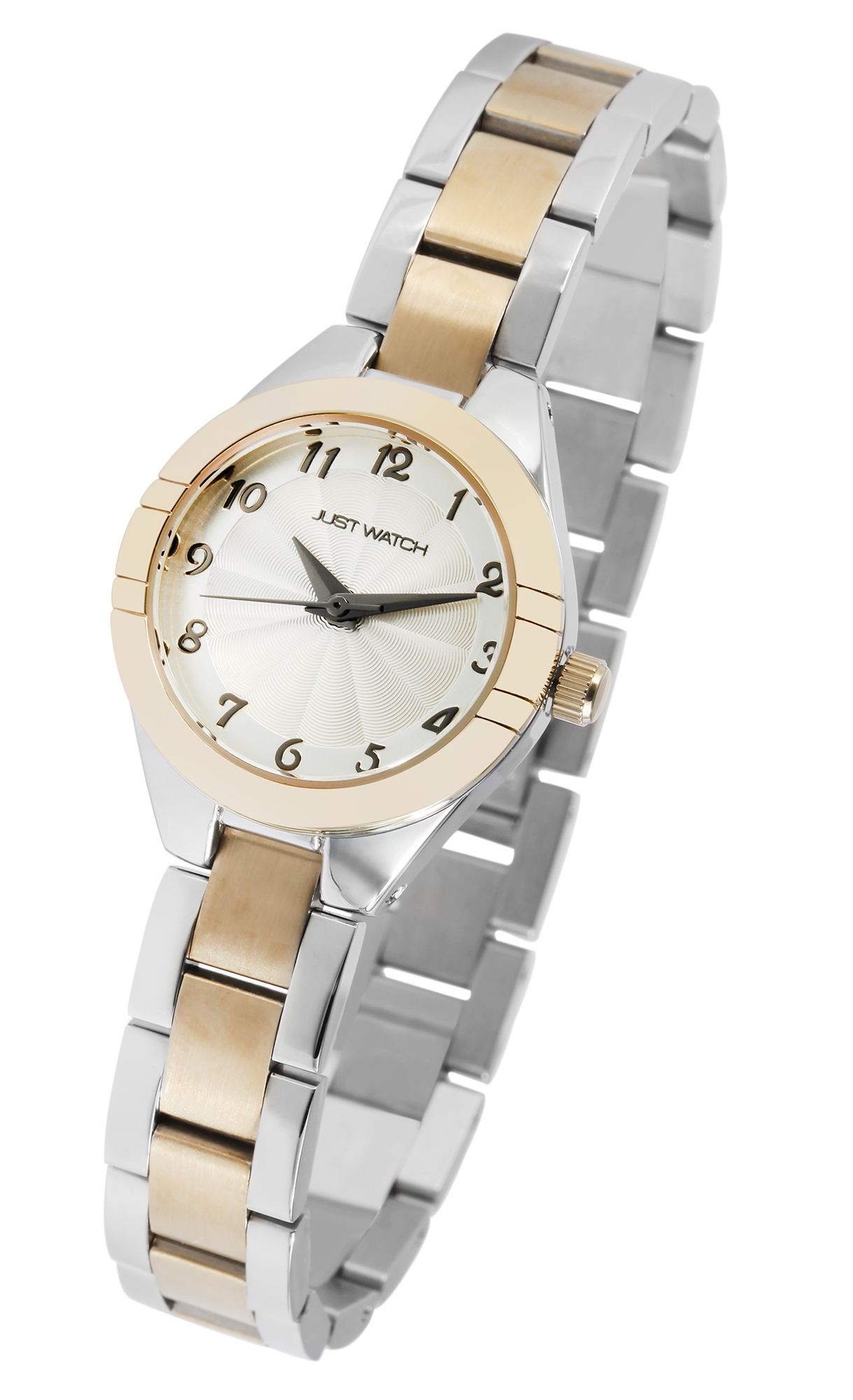 Just Watch Damenuhr mit Edelstahlarmband, silber- & goldfarben