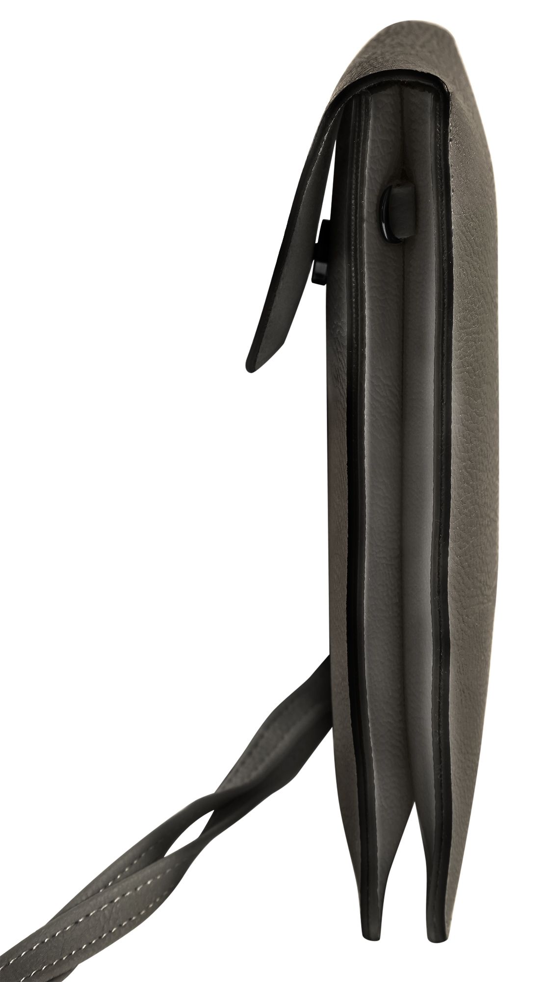 Handyumhängetasche Lederimitation, geeignet für iPhone 12, grau