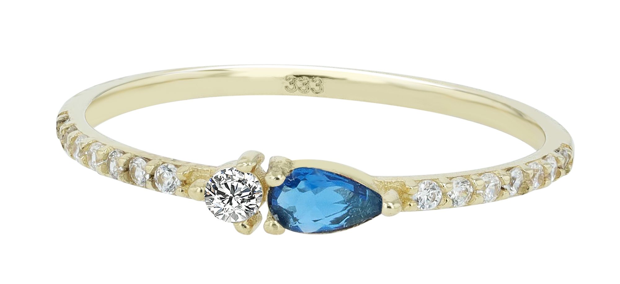 333/- Gold Ring "Makayla" mit Zirkonia, 8 Karat, Gr. 52