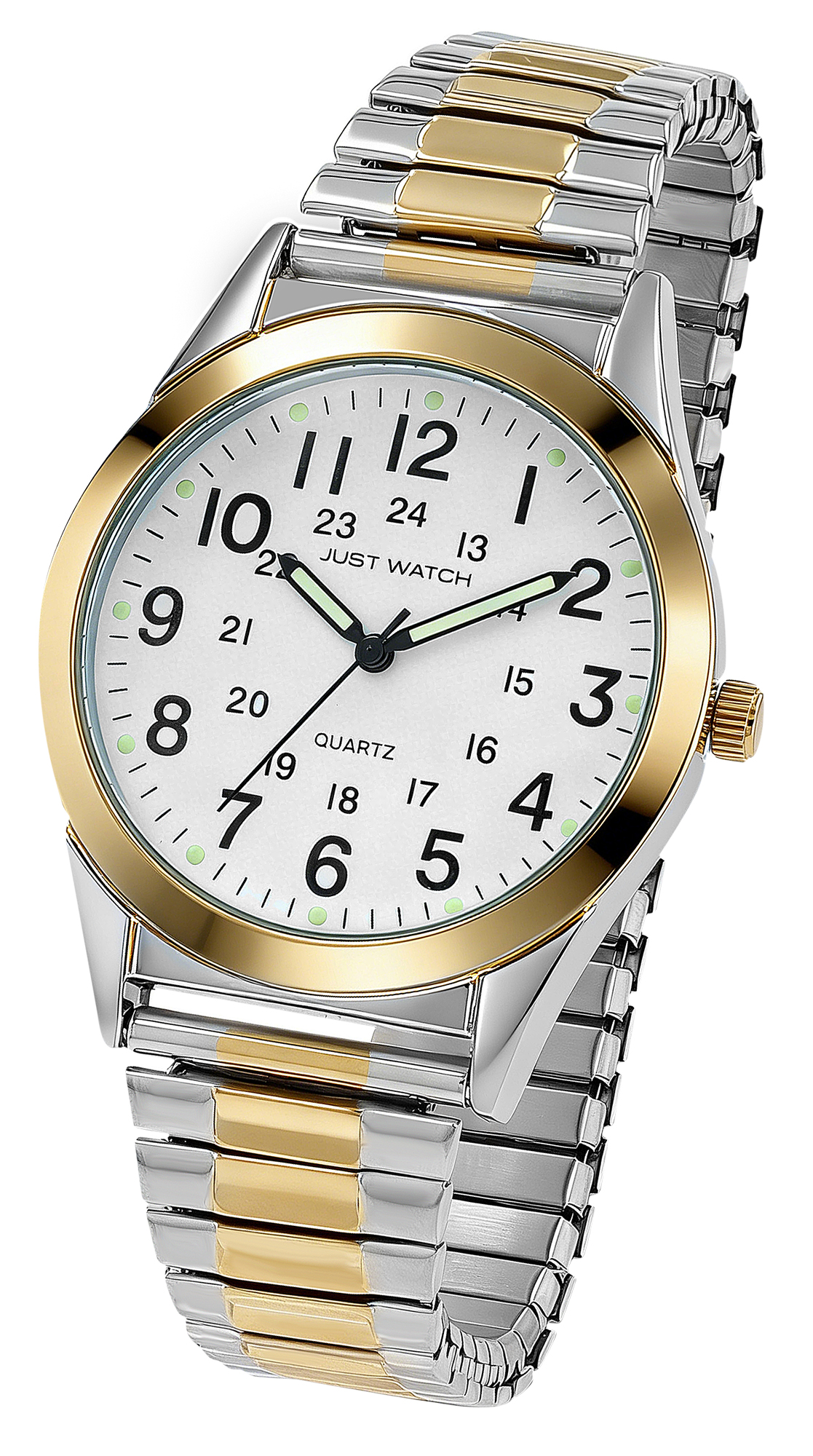 JUST WATCH Herrenuhr "Konstantin"  Edelstahlzugband, Ø 39 mm