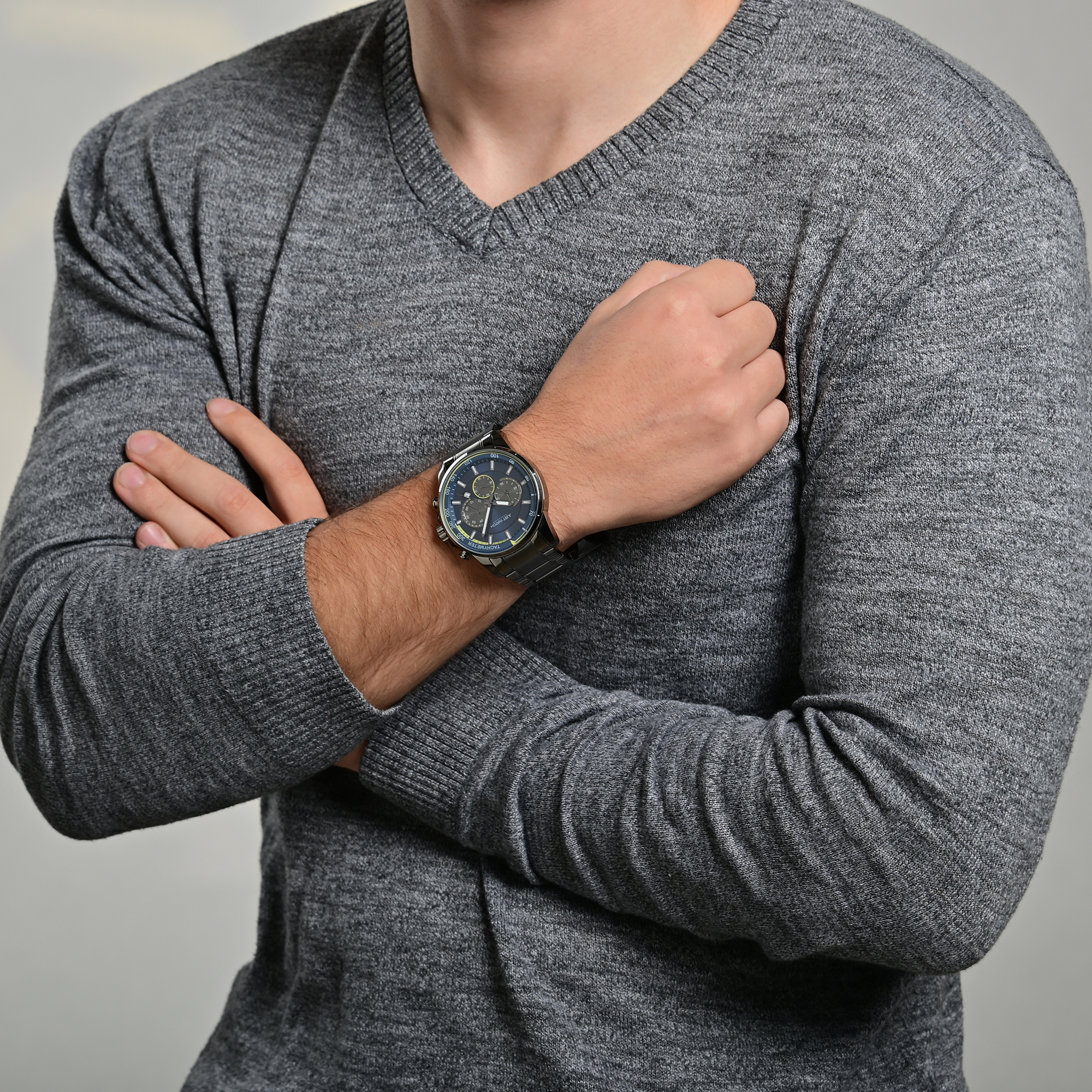 JUST WATCH EXCLUSIVE JW114 Herren Chronograph mit Edelstahlband