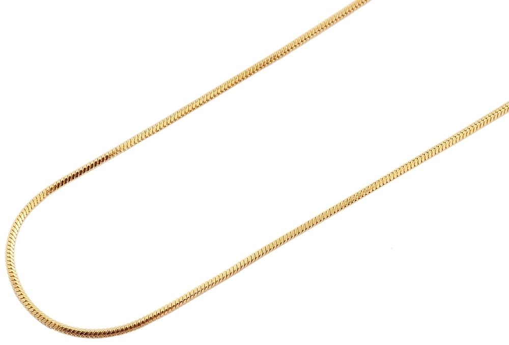Akzent Edelstahl Damen Schlangenkette, Länge: 70 cm / Stärke: 2 mm