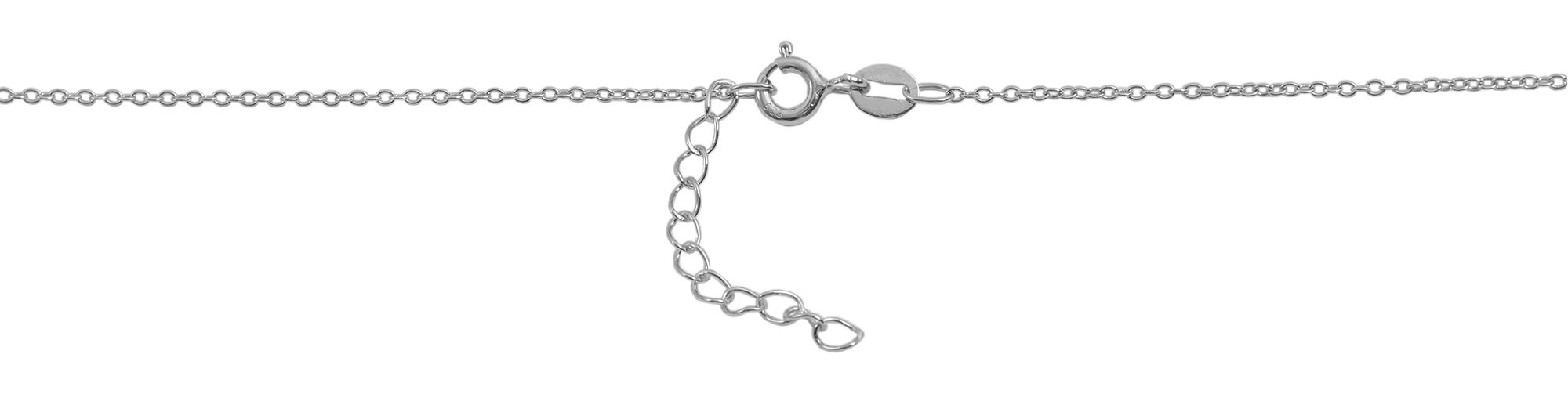 Echtsilber Halskette aus 925/- Sterling Silber, Panzermuster, 60+3 cm