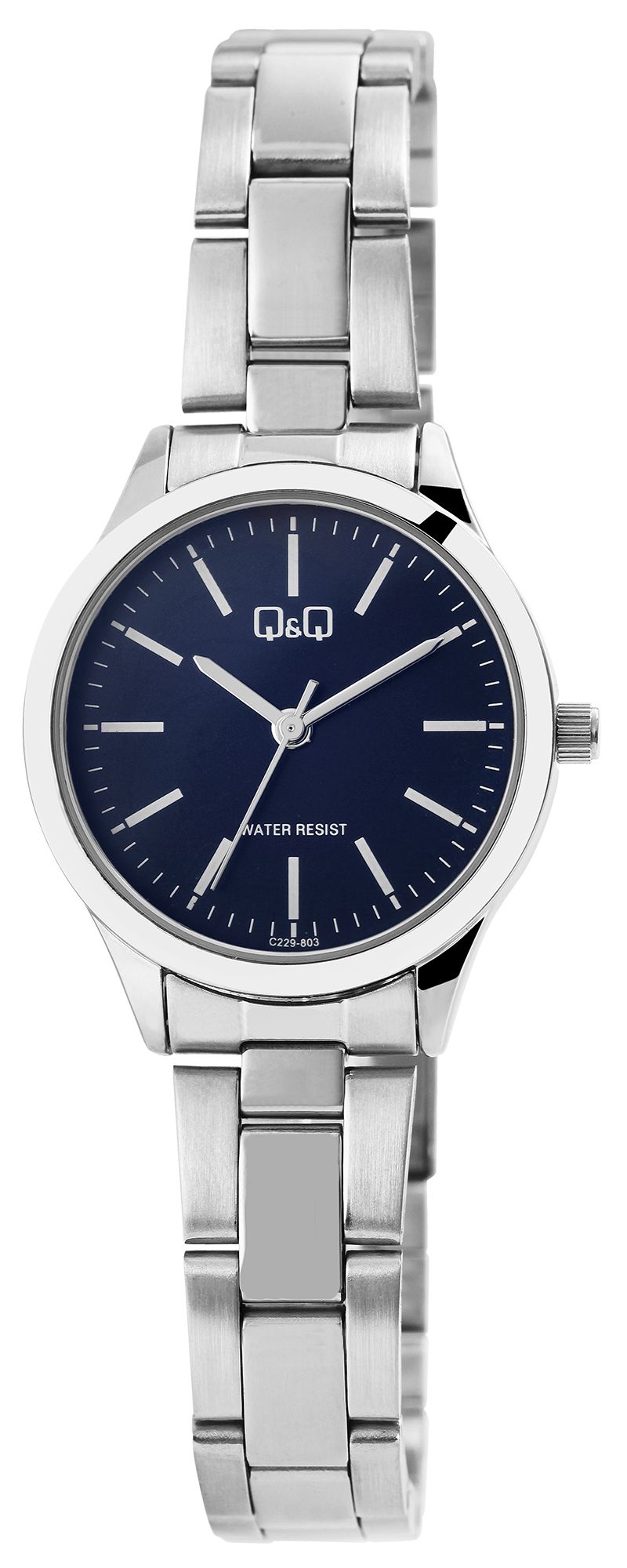 Q&Q Damenuhr mit Edelstahlarmband, 3 bar
