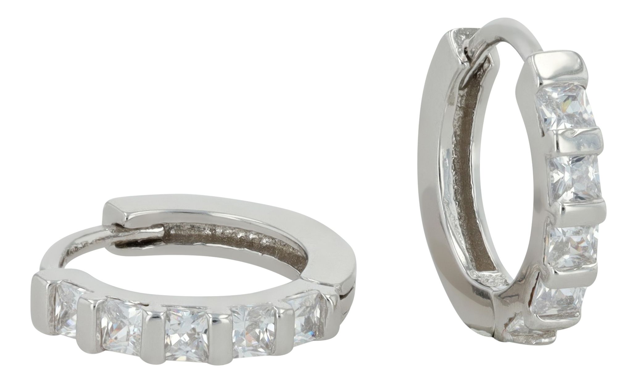 "Feyza" - Creole aus 925/- Echt Silber, verschiedene Varianten