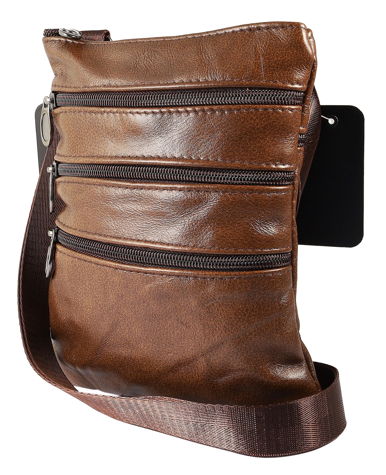 Umhängetasche aus Echtleder, Unisex