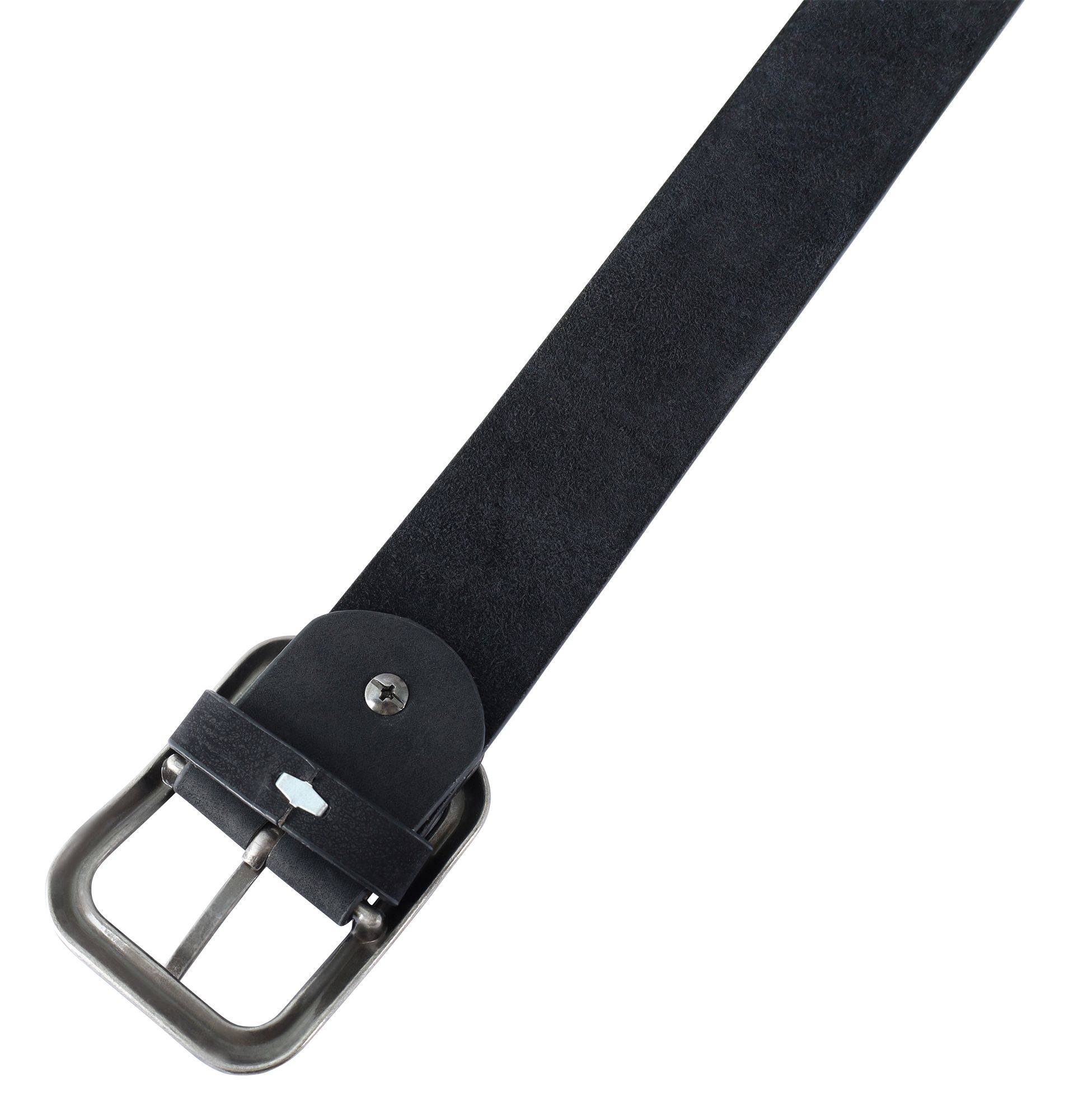 Gürtel aus Oberseite Lederimitat und Unterseite Echt Leder, VE 12, 1x Gr. 90 cm, 3x Gr. 100 cm, 4x 110 cm, 4x 120 cm, schwarz