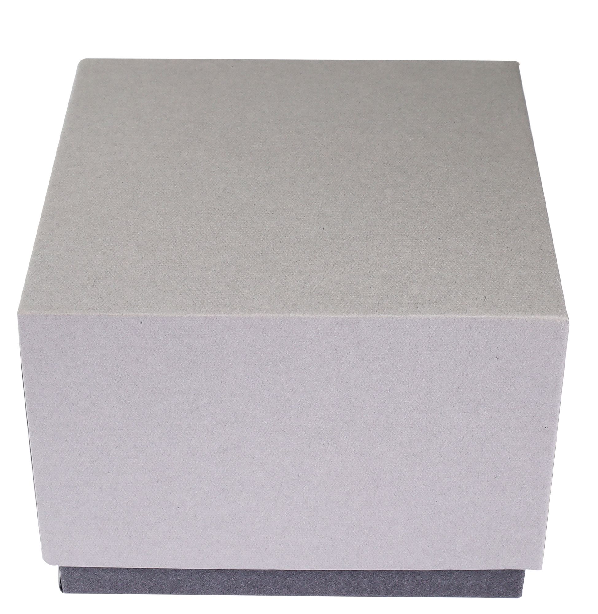 Uhrenboxen aus Pappe, VE 6, grau, 9 x 9 x 6,5 cm