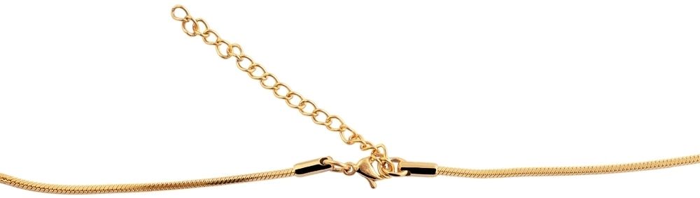 Akzent Edelstahl Damen Schlangenkette, Länge: 70 cm / Stärke: 2 mm