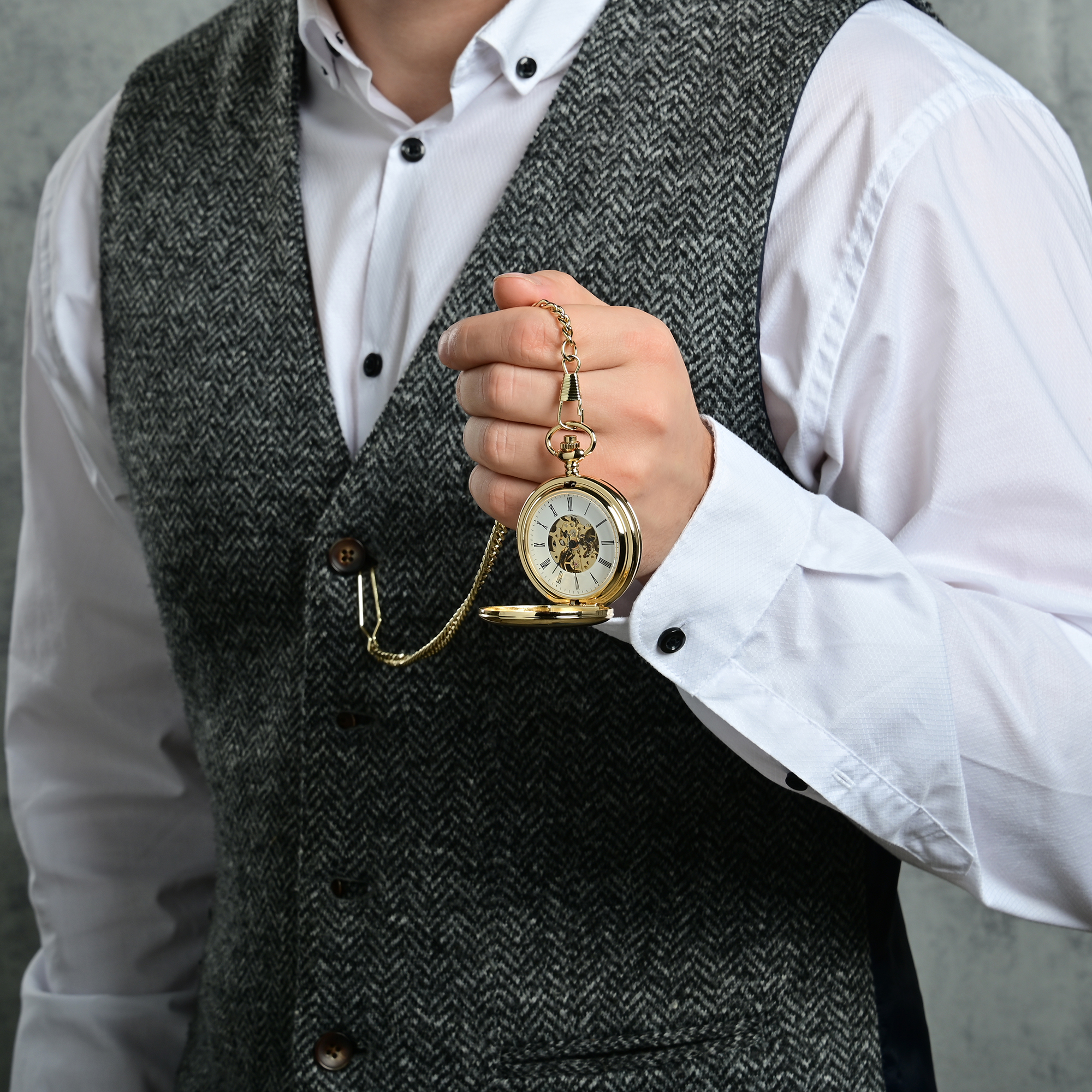 Excellanc Taschenuhr mit Handaufzug, mechanisch