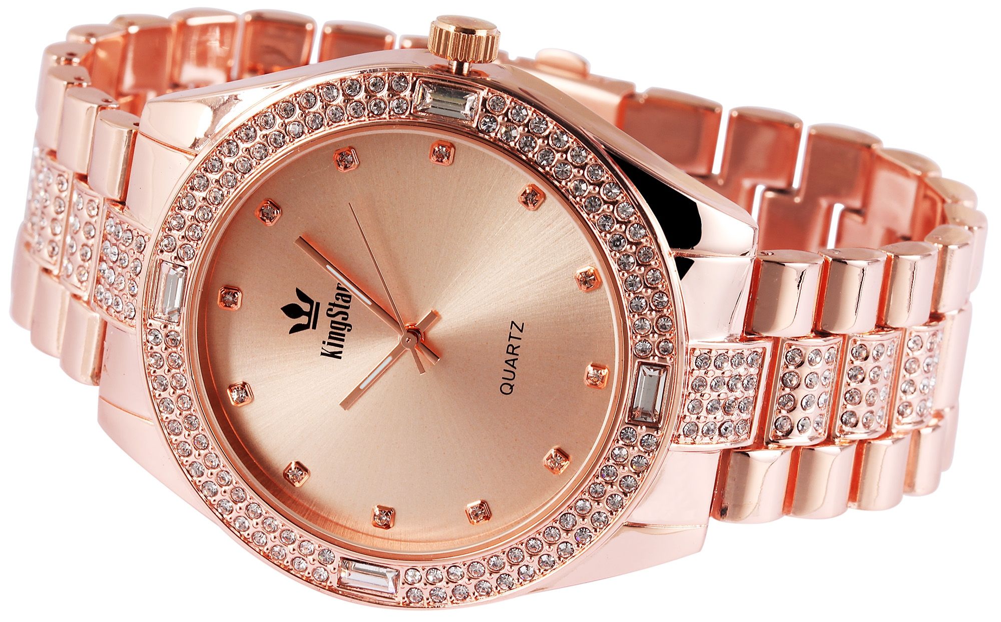 King Star Herrenuhr mit Metallarmband