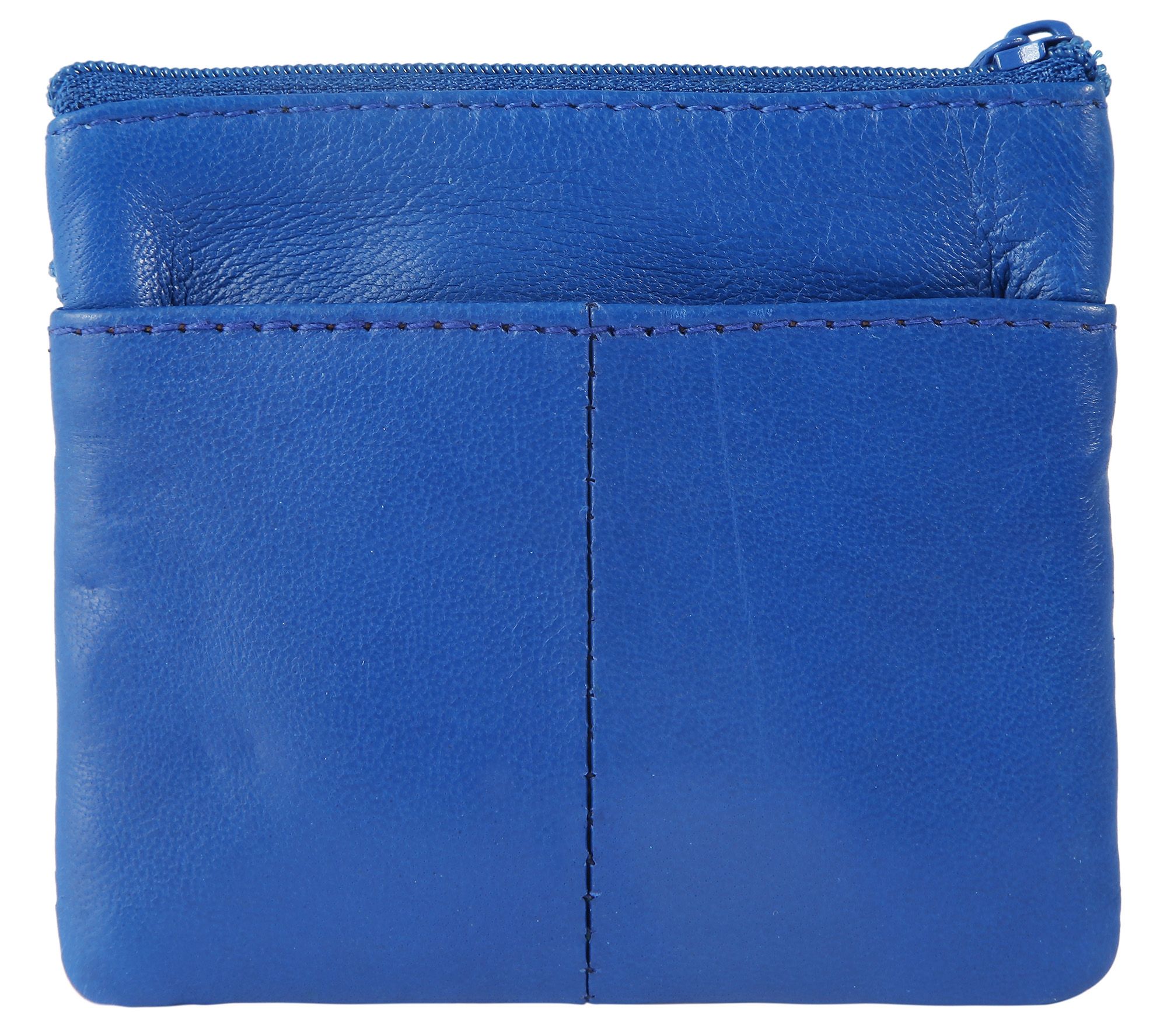 Leonardo Verrelli Schlüsselbeutel aus Echt Leder, blau