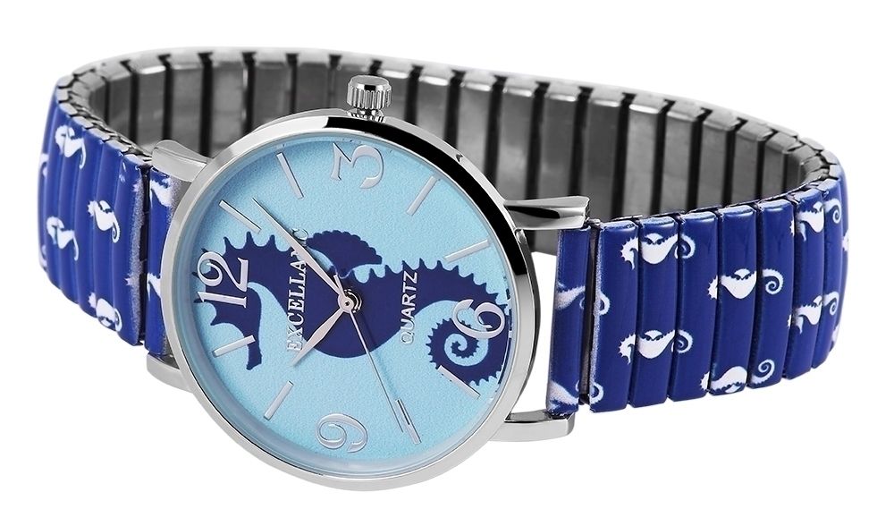 Excellanc Damenarmbanduhr mit Edelstahlzugband