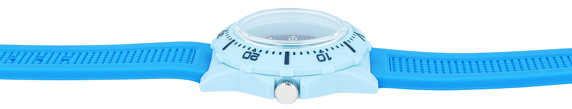 Q&Q Herrenuhr mit Silikonarmband, 10 BAR