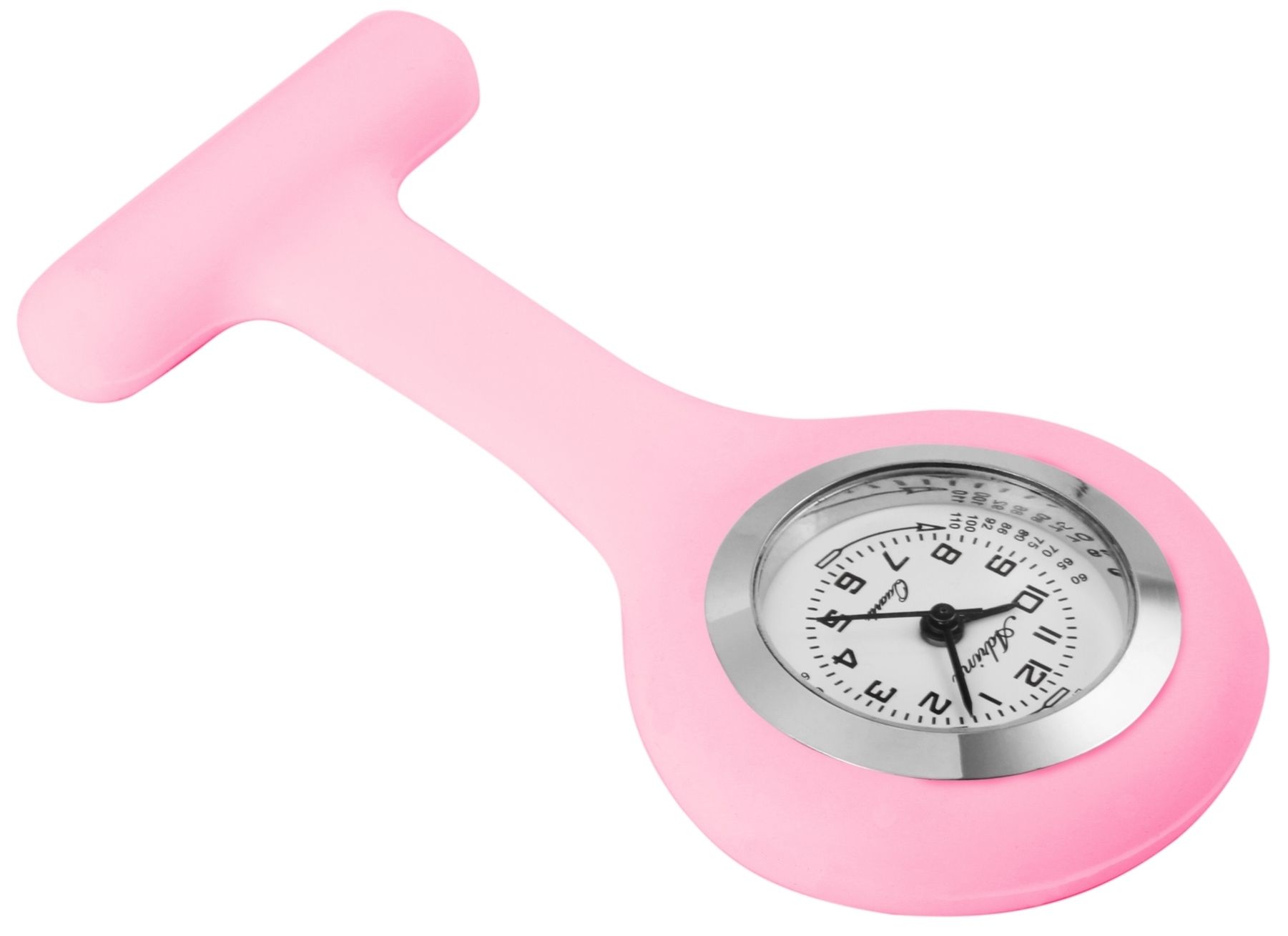 Adrina Krankenschwesteruhr aus Silikon, rosa