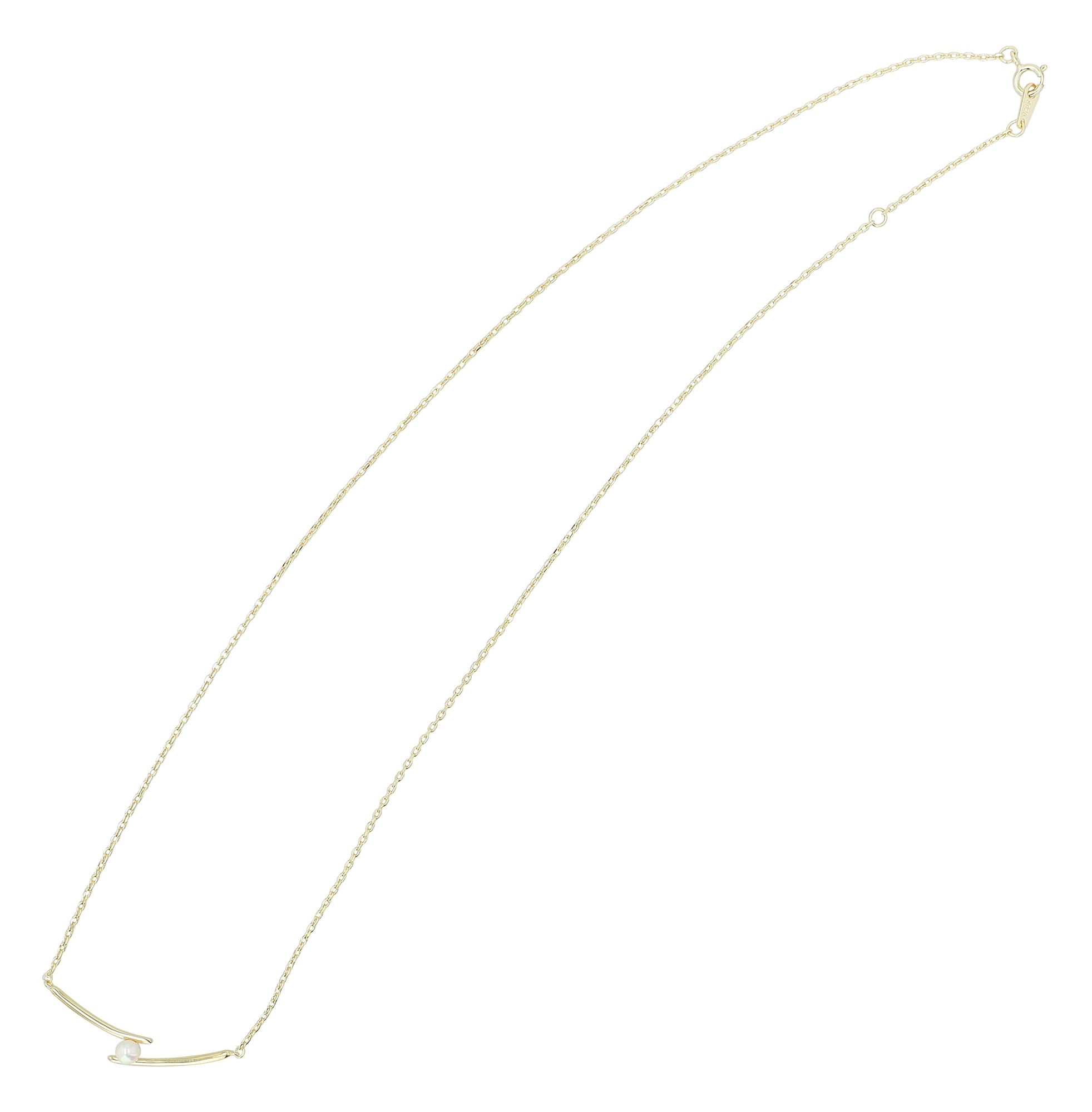 "Pennilyn" 925/- Echt Silber Kette, Süßwasserperle, vergoldet