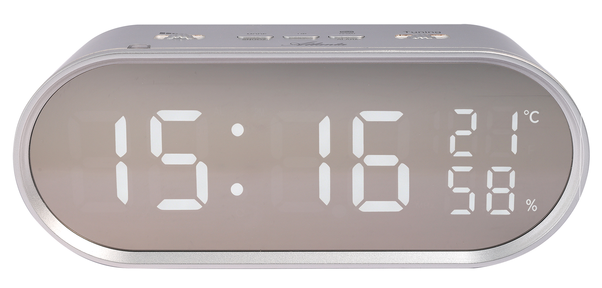 Atlanta Digitaler Radio-Wecker (USB Ladeanschluss)