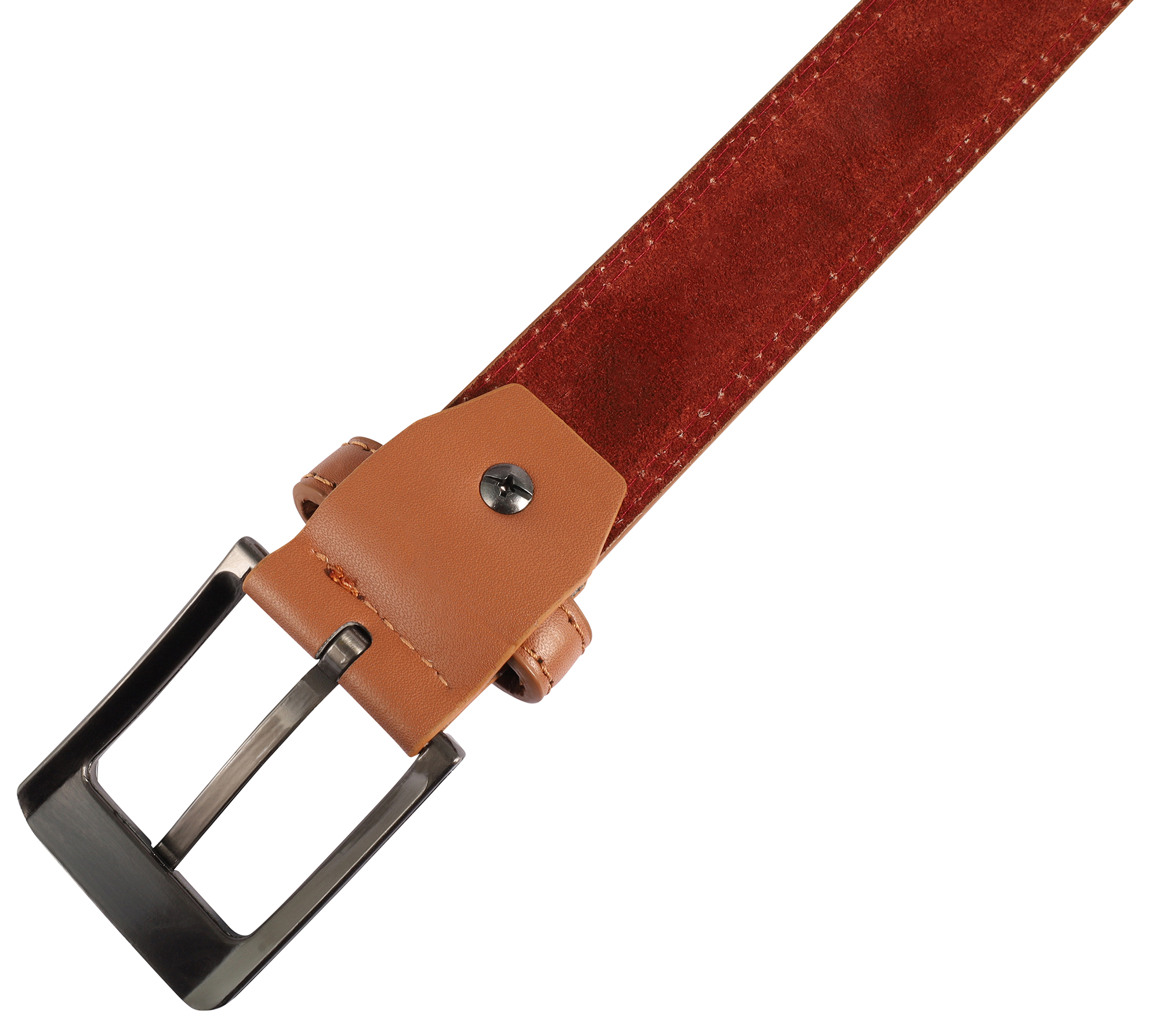 Gürtel aus Oberseite Lederimitat und Unterseite Echt Leder, VE12, 1x Gr. 90cm, 3x Gr. 100cm, 4x 110cm, 4x 120cm, hellbraun