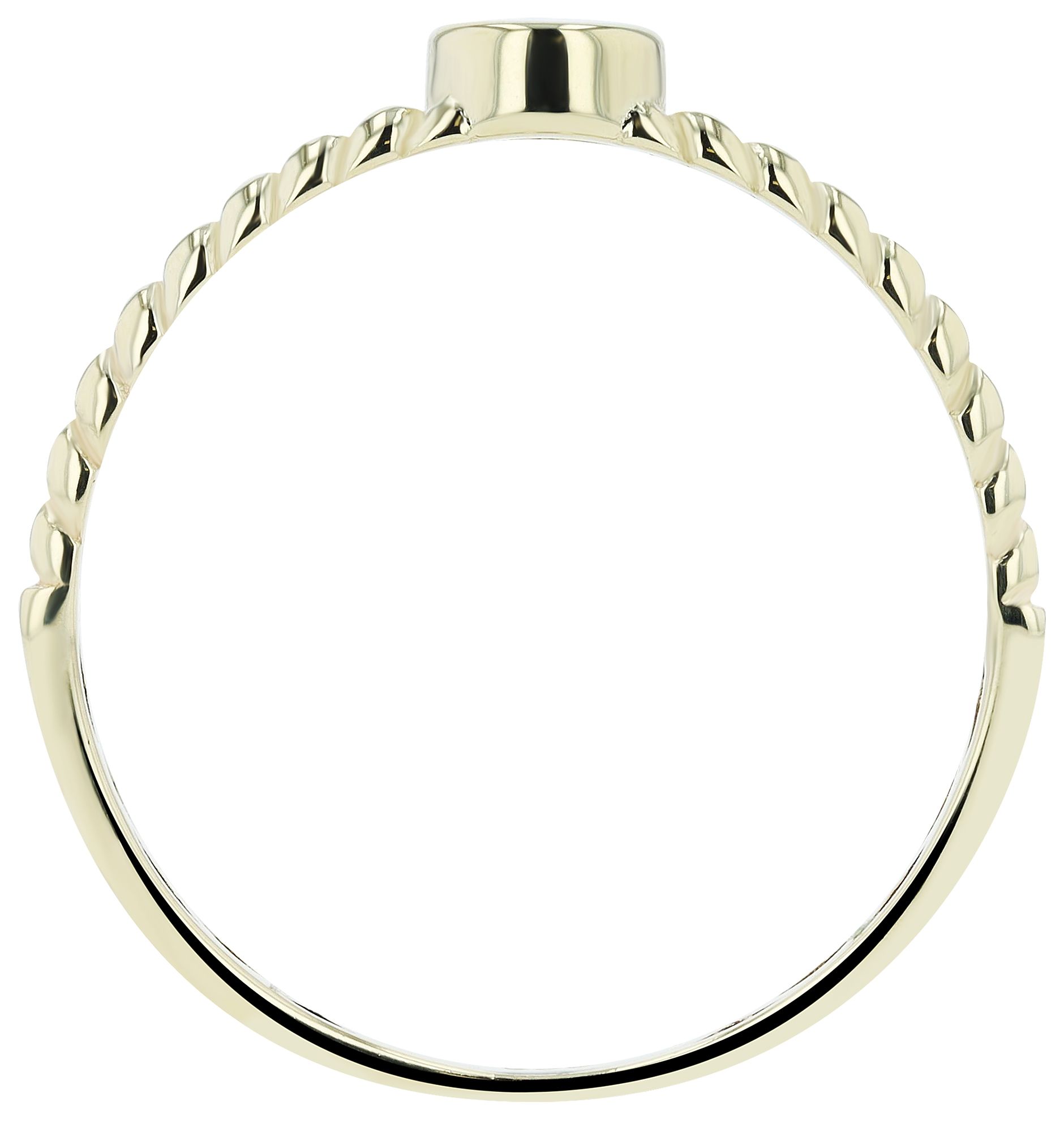 333/- Gold Ring "Lania" mit Zirkonia, 8 Karat, Goldfarbig, Gr. 52