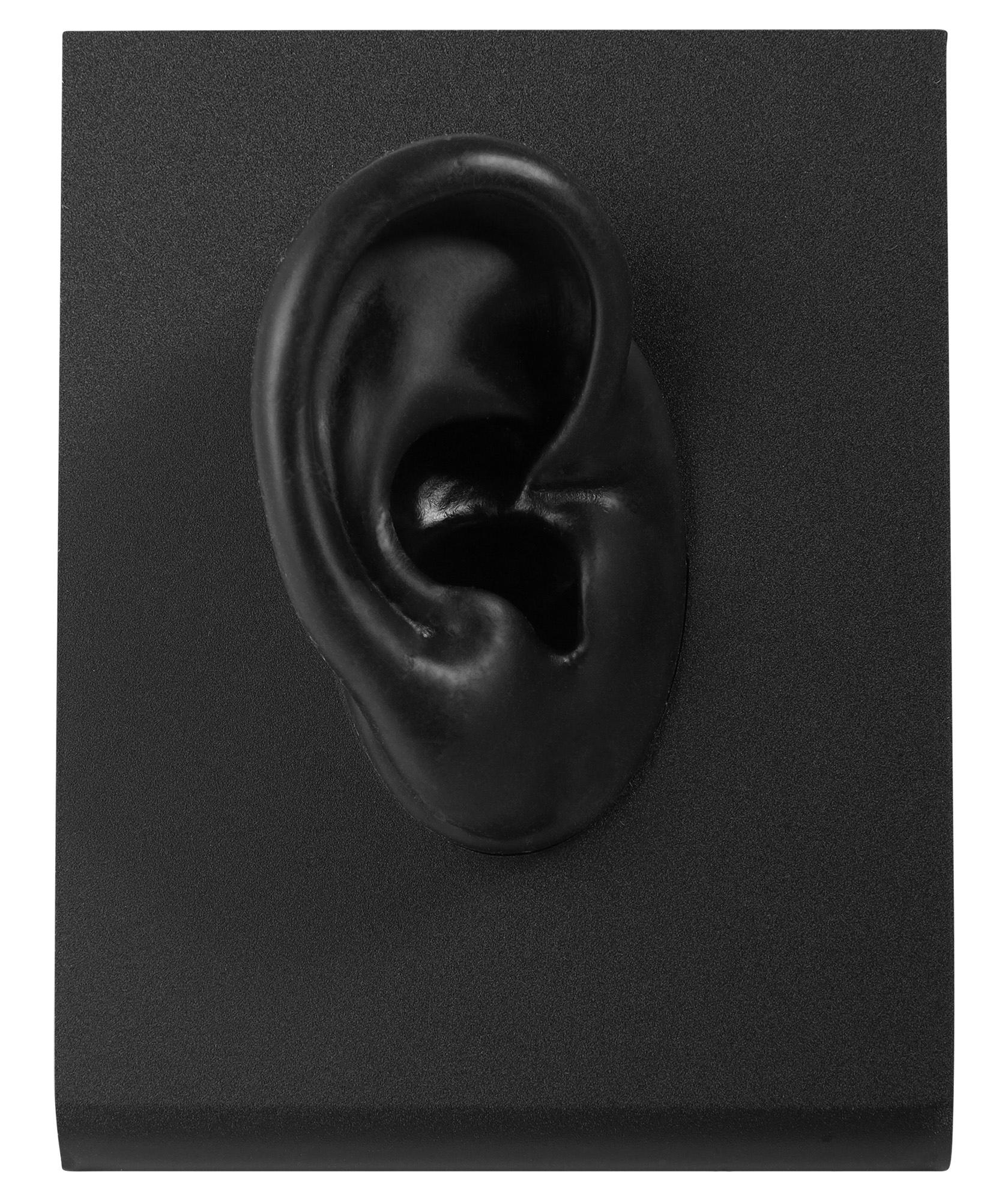 Aufsteller für Piercings, Kunststoff/Silikon, schwarz