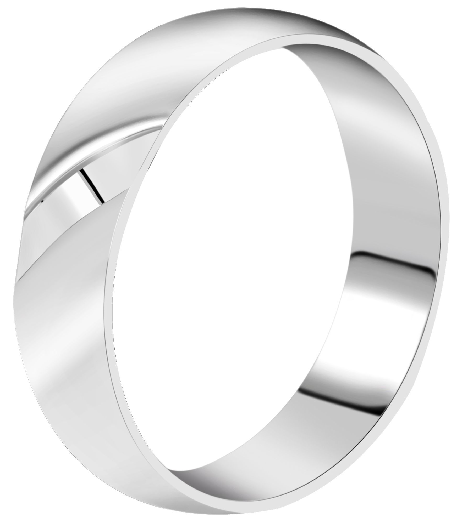 "Glory Fever" Herren-Partnerring Gr 56, Edelstahl, silberfarben