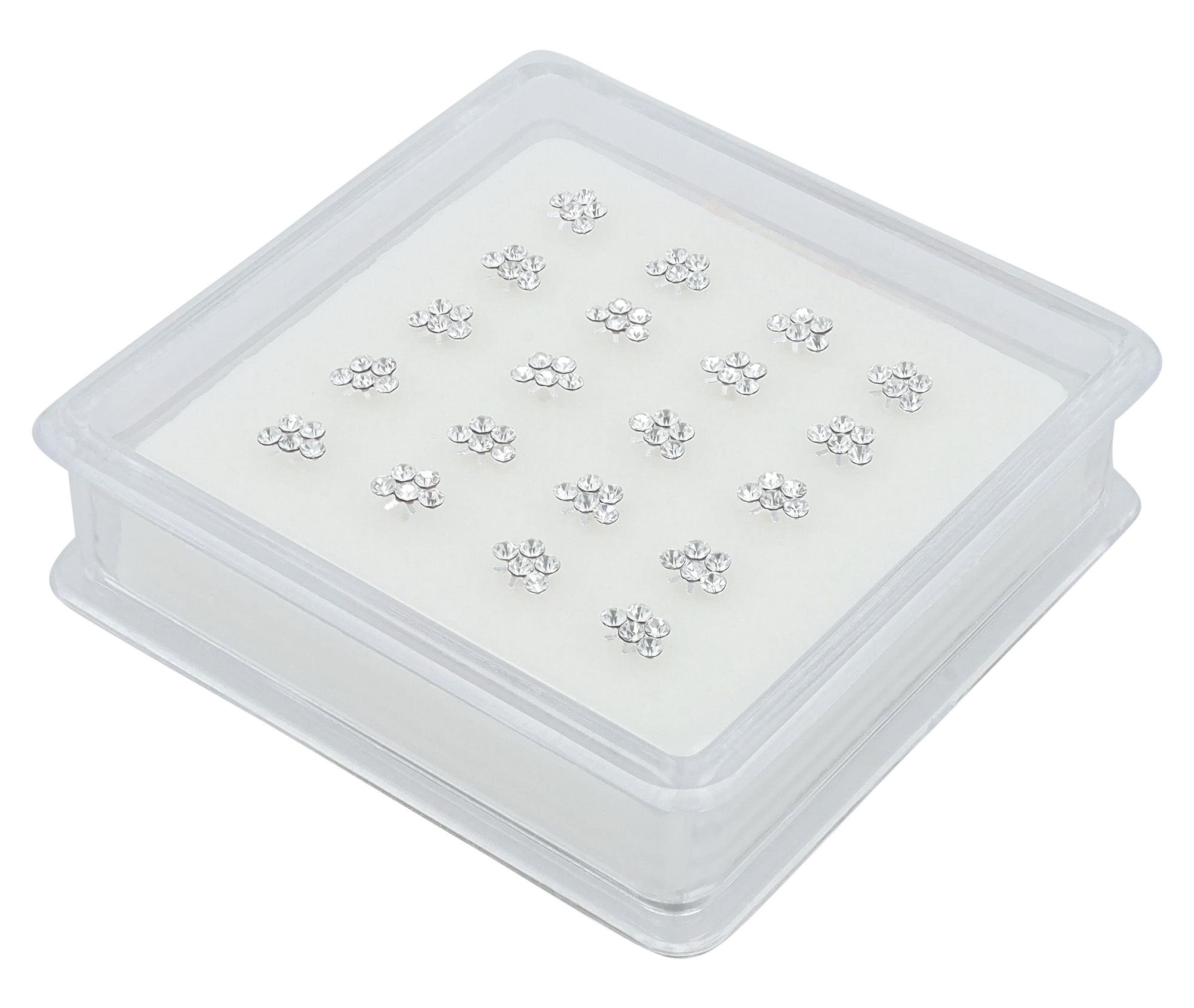 "Volla" I-förmiger Nasenstecker/ Nasenpiercing , 925/- Echt Silber, rhodiniert, Schmetterling, VE-20 Stück