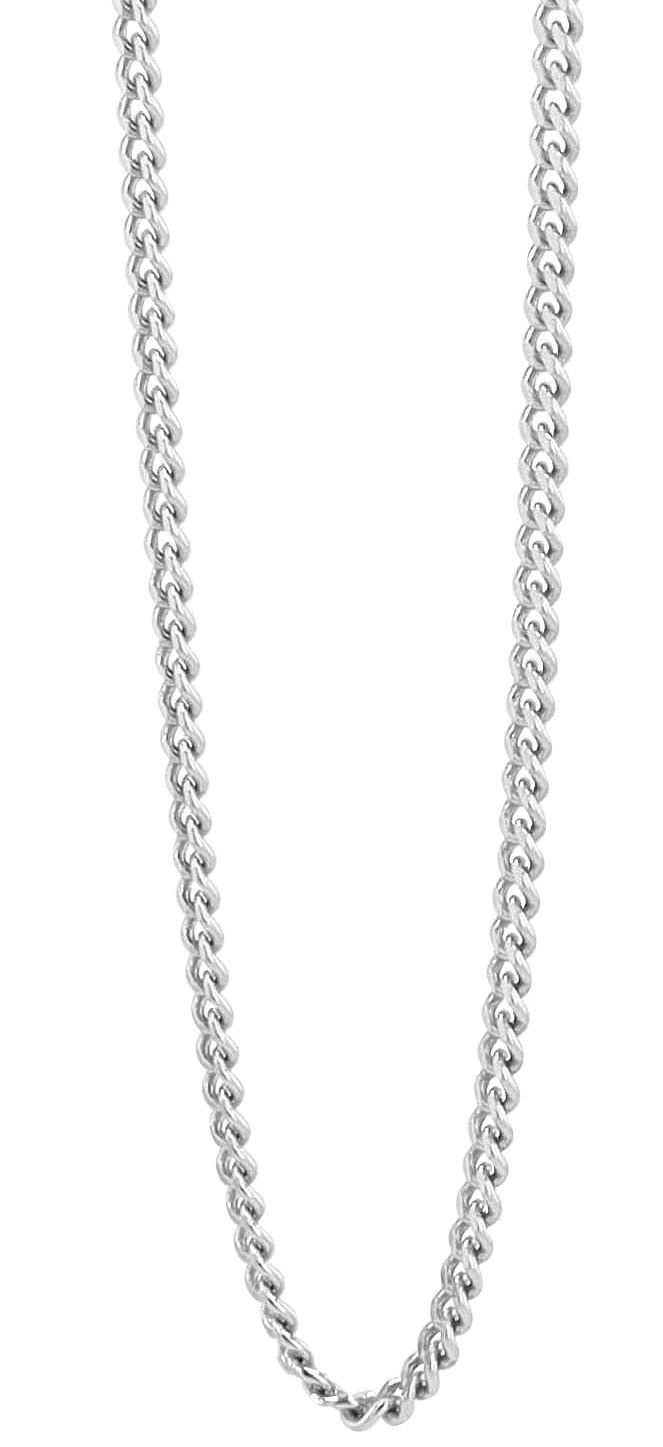 "Pauli" 925/- Echt Silber rhodiniert, Panzerkette, 50 cm / 1,4 mm
